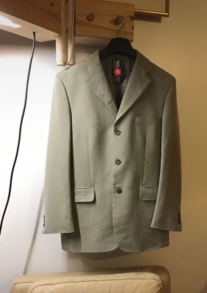 🔥-20🔥 Veste de costume Laurent Cerrer Vert Amande Neuf avec étiquette T.46